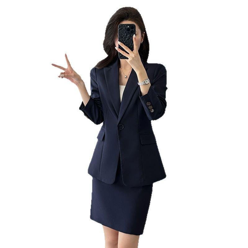 Women's High-End Business Suit Set: Professional Goddess Style Spring Workwear
