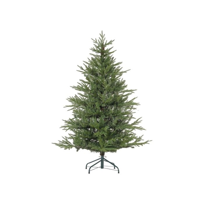 HOMCOM Sapin De Noël 150 Cm, Aspect Réaliste, Montage Rapide, Support Inclus, Plastique Ignifuge