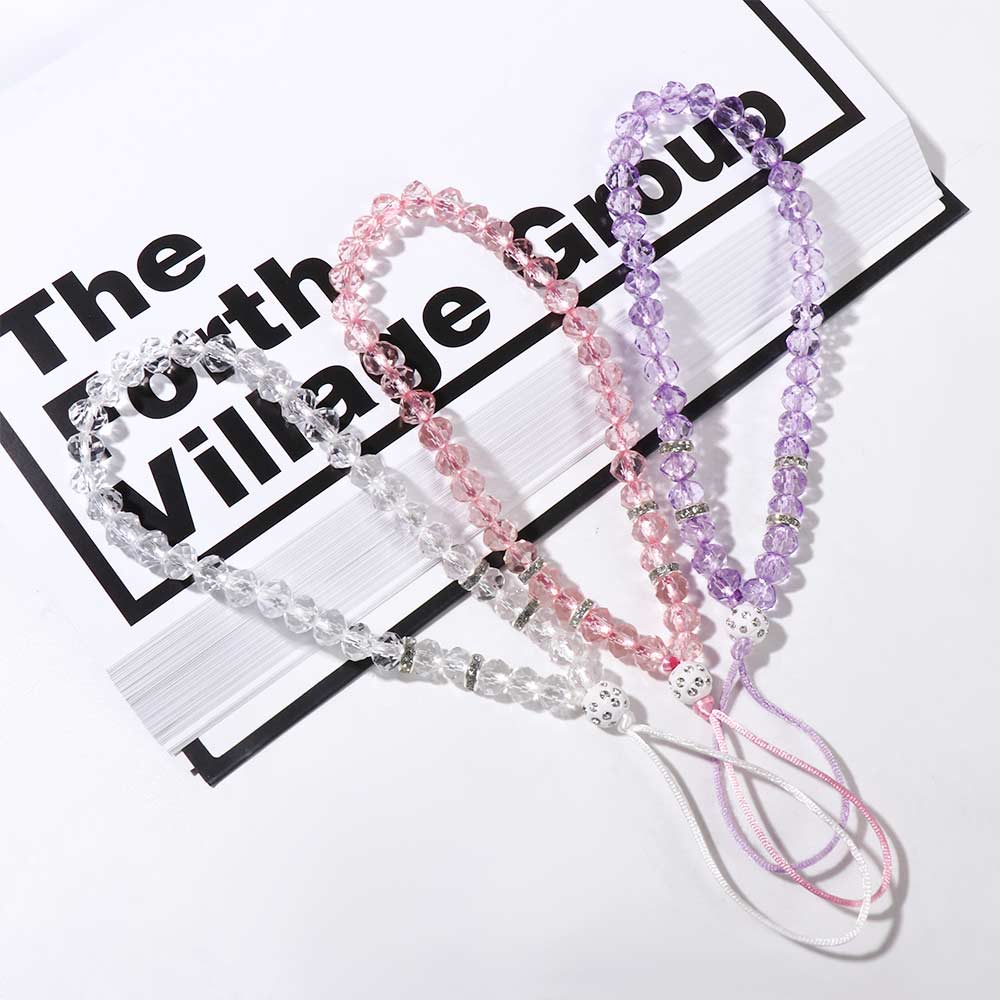 Beads Phone Charm Crystal Phone Straps Phone Lanyards Mobile Phone Chain Mobile Phone Straps