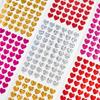 10 Sheets Laser Small Heart Stickers Glitter Shiny Red Gold Silver Valentine Stickers Diy Journal Diary Decoration Stickers