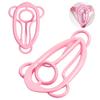 Upgraded Version FUFU Clip Panty Chastity Belt for Sissy Mimic Female Pussy Chastity Device Anti-Cheating Cock Cage Sex Toys18+