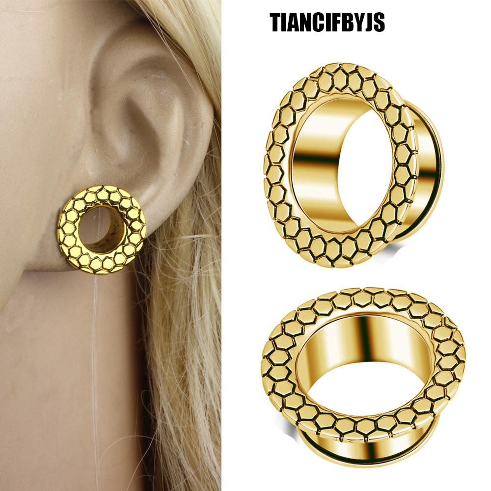 

1 пара из нержавеющей стали, ушные датчики, ушные туннели, расширитель для ушей, украшение для пирсинга, ювелирные изделия, пирсинг 8mm белый