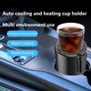 2 In 1 Car Warmer Cooling Cup 24V Smart Car Heating Cooling Cup Touch Screen with Temperature Display for Home Travel Summer