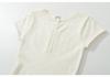 European & American Style Women's Solid Color Knit Short Sleeve Top 26021 - Summer 2026 Collection.