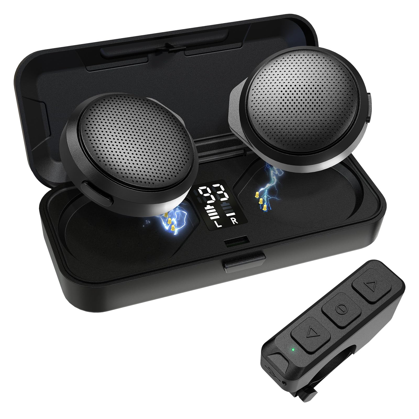 

Moman Helmet Bluetooth Wireless Voice Assistant Remote Control Charging Case Headset Speaker, Ski/Motorcycle Compatible, Earphones, Compatible, & чёрный