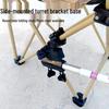 Tragbarer Angelstuhl mit integrierter Köderablage, Rutenhalter und Tacklebox