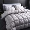 High-quality 100% White Goose Down Duvet Winter Comfortable Warmth Comforter King Keep Warm Anti-drilling Goose Down Quilt Queen