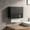 No-Drill Wall Mounted Hand Towel Dispenser, 22Cm (8.66In) Wide Outlet, 200 Sheets Capacity, Upgraded Thickened Anti-Yellowing,