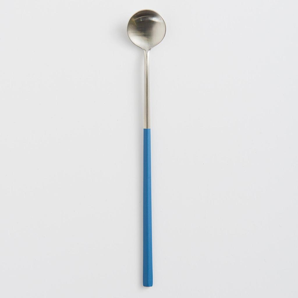 LASSIETTE EBRO PREMIUM Stainless Steel Long Tea Spoon Easy Grip Tableware 4 Color