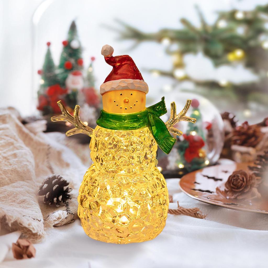 Table Lamps For Living Room LED Desk Light Decoration Christmas Snowman Night Light For Living Room Nursery Home Kitchen