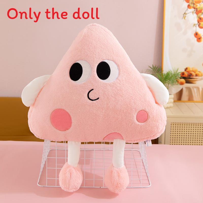 

Plush Cheese Pillow For Kids Soft Home Decor Gift For Children розовый