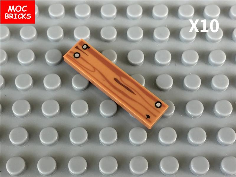 MOC Bricks DIY Printed Tile 1x1 1x2 2x2 2x3 1x4 Solar Panel Gauge Map Compass Assembled Building Block Accessories Kids Toy Gift