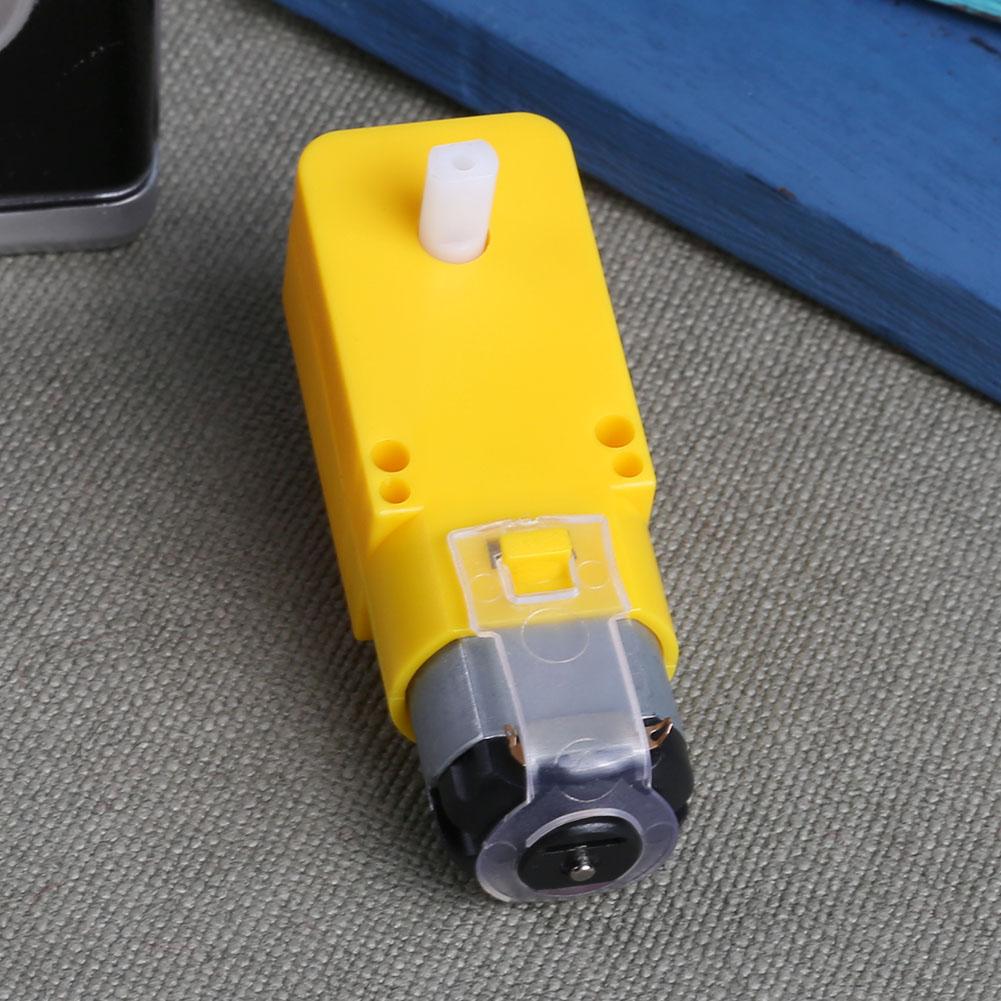 DC Gear Motor 1:48 Speed Double Shaft DC Gear Motor DIY Model Accessory for Arduino Electronic Robot Car Model
