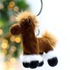 Simulated Horse Plush Toys Creative Year of The Horse Mascot Pendant Doll Home Decoration Zodiac Horse Hanging Decoration