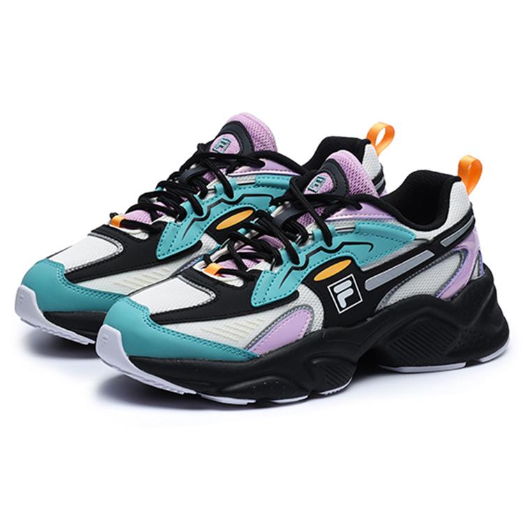 New FILA Wings Sneakers 'White Aqua Purple' Women's F12W226118FVO
