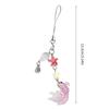 Fashionable Beaded Phone Pendant Keychain Ornament Keyring Phone Charm Chain Decorative Accessory for Bag and Purses