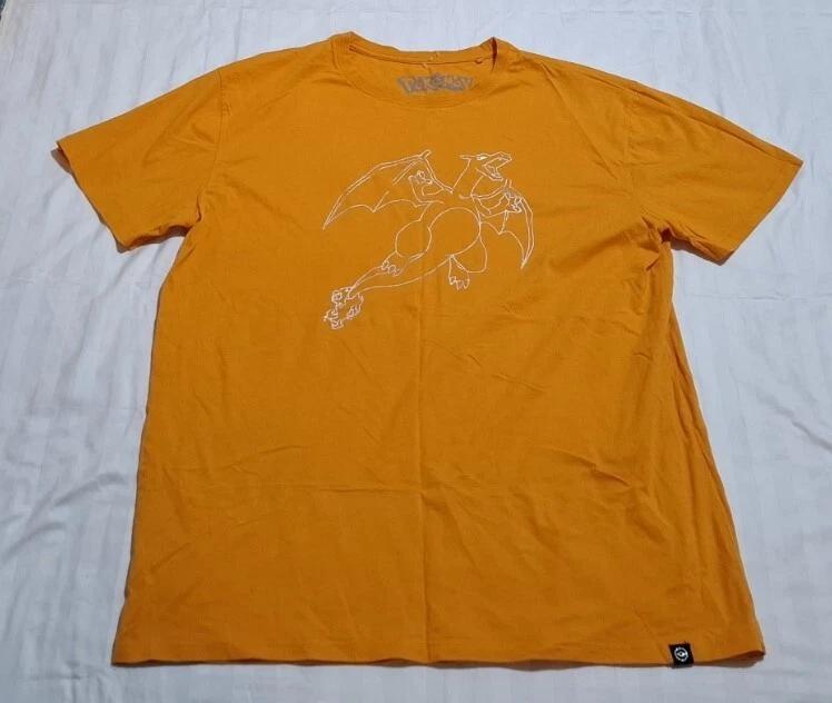 POKEMON CHARMANDER T Shirt XL New Orange Cotton Excellent Condition M8 XL