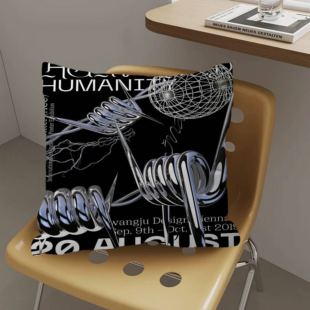 Band T-Tame I-Impala Pillow Covers Cartoon Sofa Decorative Home Double-sided Printing Short Plush Cute Cushion Cover