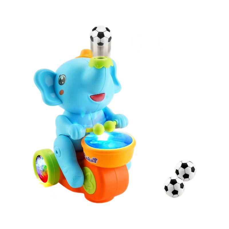 Smart Baby Elephant Toy with Lights, Sounds, and Floating Balls for Early Education (0-3 Years)