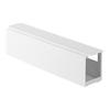 Yamazaki Jitsugyo 4478 Under Desk Top Plate Cable Rack, Long, White, Approx. W63.5 X D12 X H17cm, Tower Cable Power Tap Storage, Fixed with Screws,