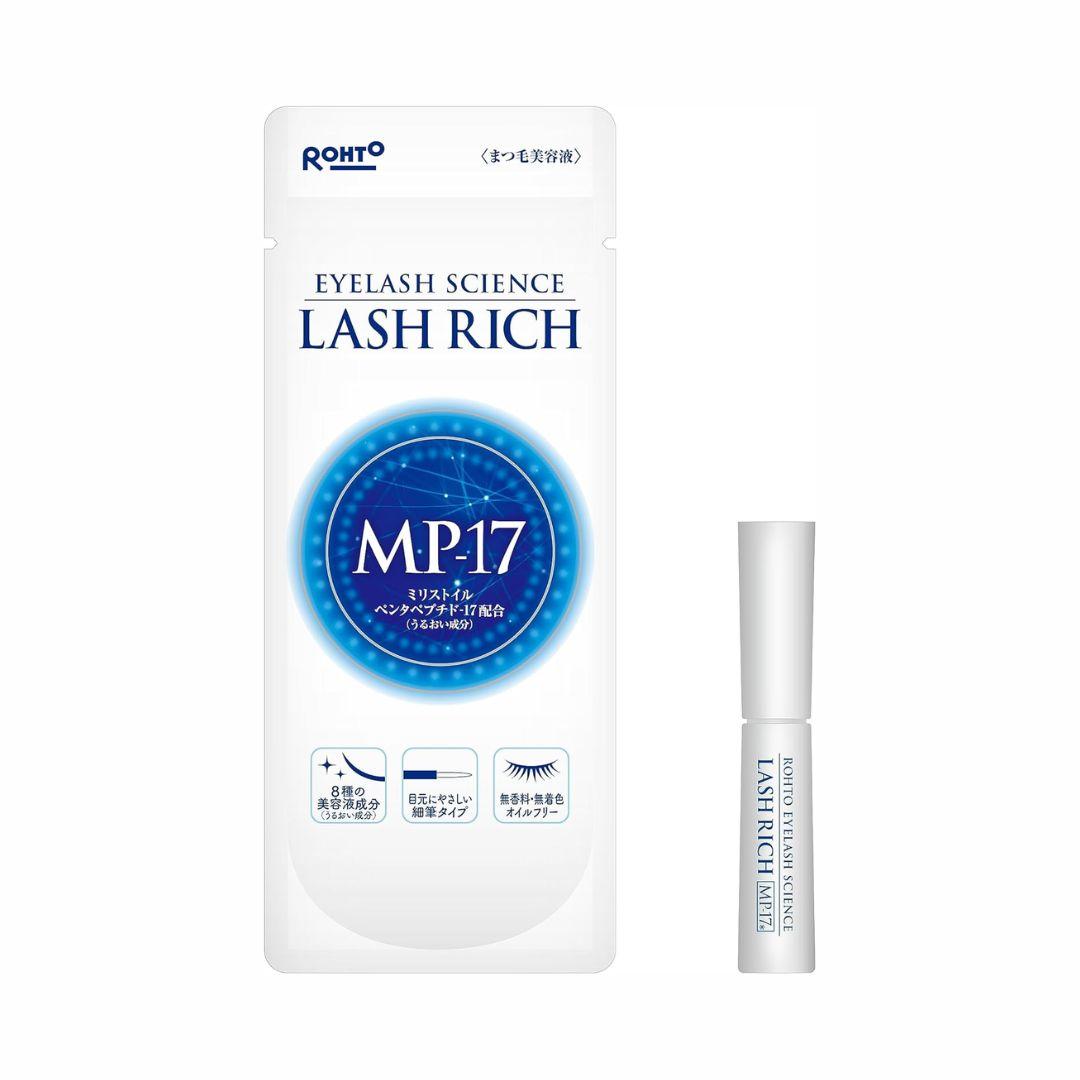 

Rohto Lash Rich For 1 month (2.5mL) Eyelash Serum, Formulated with 8 Beauty Ingredients [Ship From Japan]