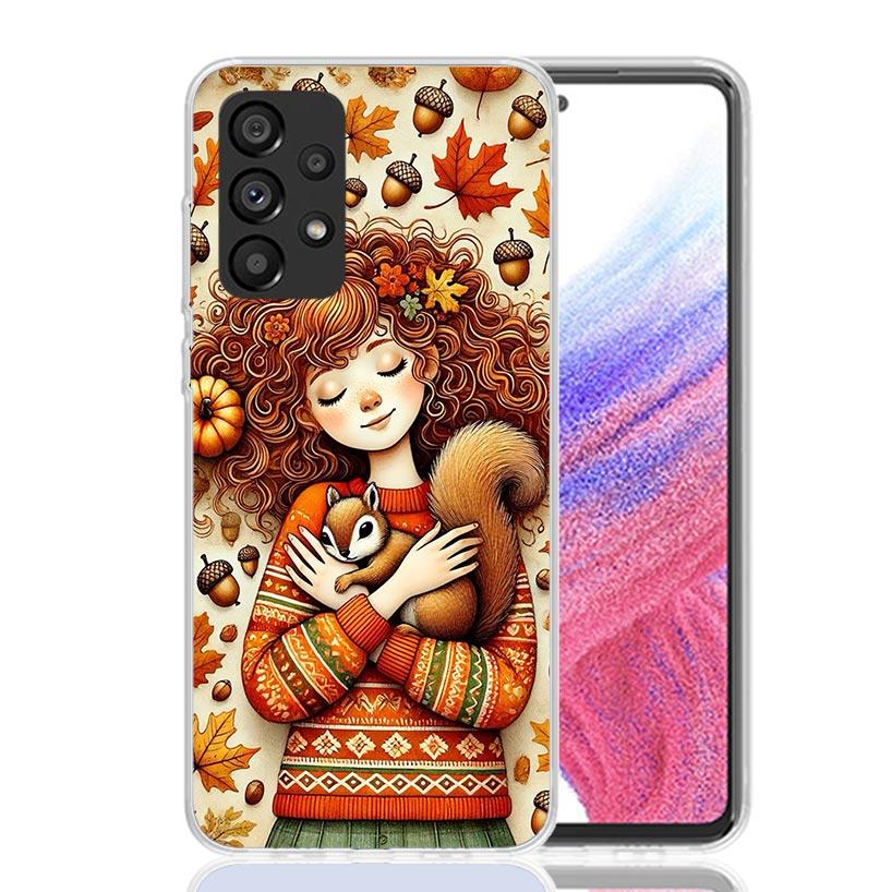 Animal Squirrel Phone Case for Samsung Galaxy A17 A16 A15 A14 A13 A57 A56 A55 A54 A53 A37 A36 A35 A34 A33 A26 A25 A24 A23 Galaxy