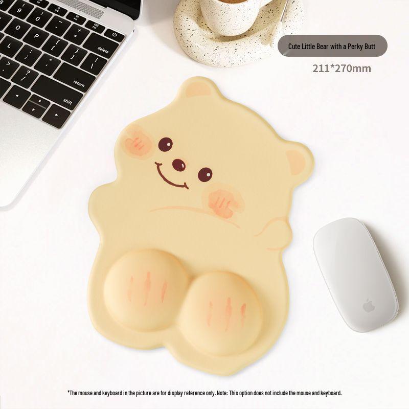 

Esports Cute Little Bear Mouse Pad & Keyboard Wrist Rest