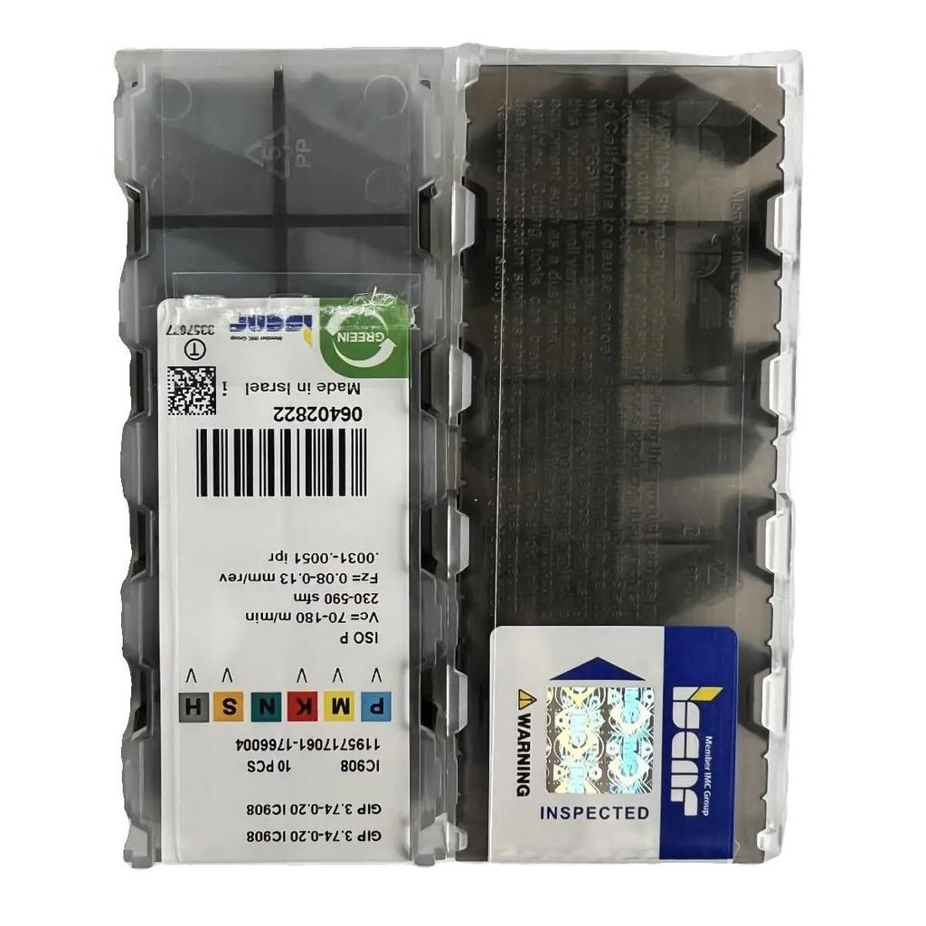 GIF4.00E-0.80 IC908  /Industrial indexable Carbide Inserts 10 PCS