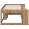 Kids Bed Frame with Storage Space Artisan Oak 75 x 190 cm