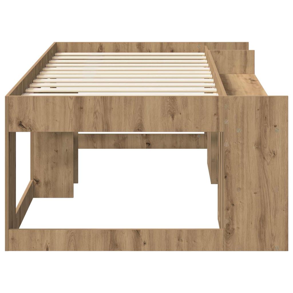 Kids Bed Frame with Storage Space Artisan Oak 75 x 190 cm