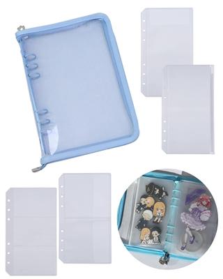 GrooveM Axta Case Axta Case Storage Instax Album Instax Book Collect Refill File Otaku Goods Carrying Portable Otaku Goods Book (A6, Gray)