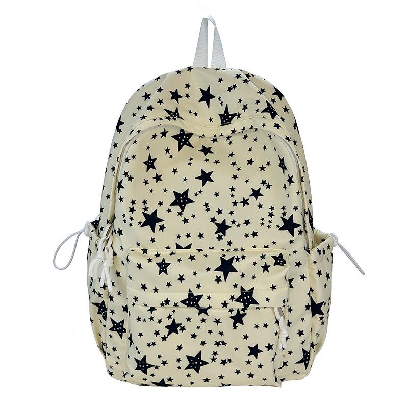 Schoolbag High-value middle school and college student schoolbag female Korean version ins Fresh and sweet large-capacity backpack Campus leisure 
