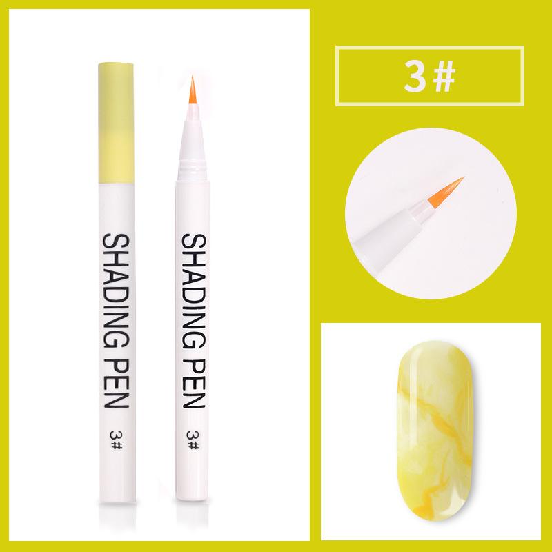 Nail Art Pen Blooming UV Gel Nail Smudge Ink Drawing Pen Marbling Manicure Abstract Painting Brush Nail DIY Tool