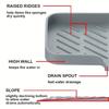Kitchen Storage Rack Sink Silicone Tray with Drainage Soap Sponge Storage Rack Countertop Sink Wiping Soap Storage Convenient Fo