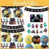 Us Among Theme Birthday Party Decoration Supplies Set Banner Balloon Insert Cake