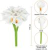 5/10Pcs Real Touch Calla Lily Artificial Flowers White Wedding Bouquet Bridal Shower Party Home Flower Decoration Fake Flower