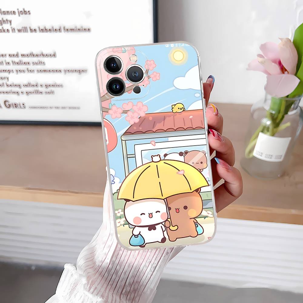 Cute Bubu Dudu Phone Case For IPhone 17 16 15 14 13 12 11 Pro Max Plus Mini Clear TPU Cover
