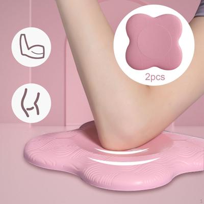2 Piezas Rodilleras de Yoga Cojín Equilibrio Ligero Antideslizante Pilates Arrodillarse para