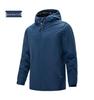 Men's New Season Fleece-Lined Hooded Windbreaker Jacket - Thick, Outdoor Youth Outerwear.