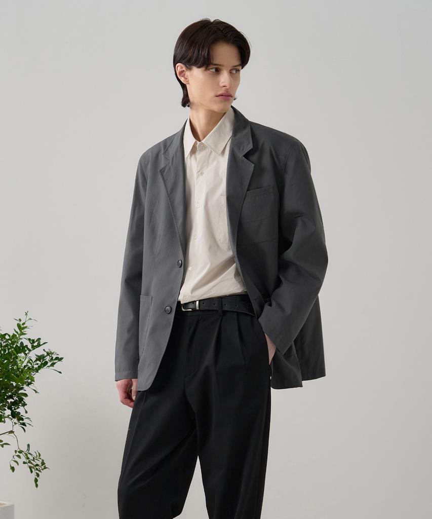Draw Fit Relaxed Office Cn Blazer [Black]