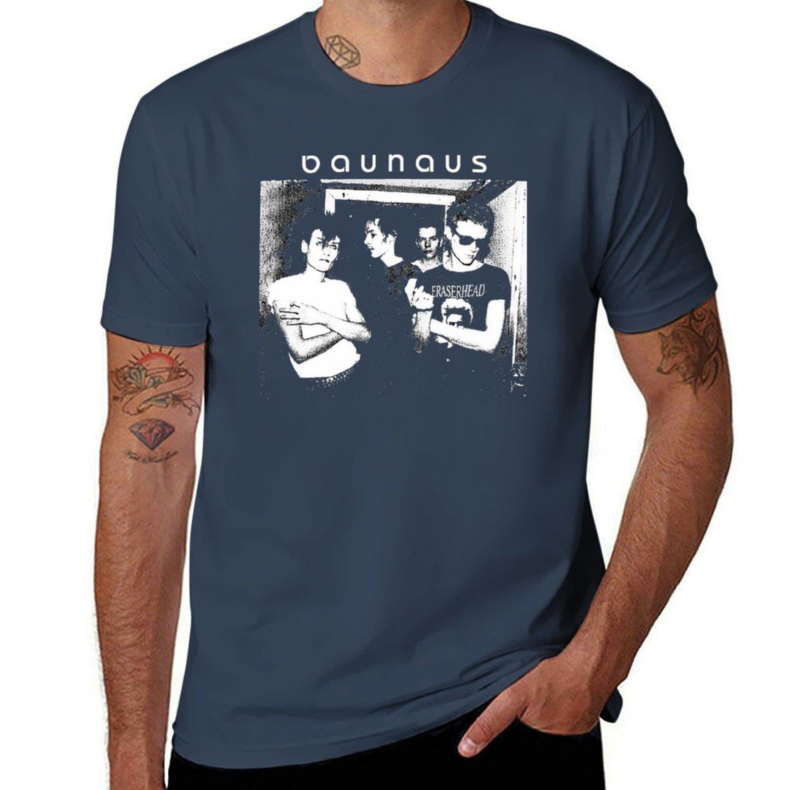 Bauhaus Band Tshirt Simple Line Art Print Tee S