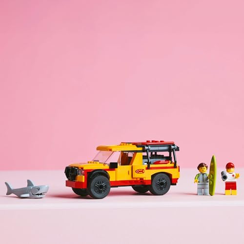 LEGO City Lifeguard Rescue Truck Toy Block Educational6789Vehicle Car Mini Car 60453