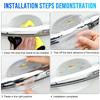 Car Door Bowl Anti-scratch Sticker Clear Door Bowl Handle Protection Sticker for Chevrolet Malibu Aveo Captiva Cruze Car Sticker