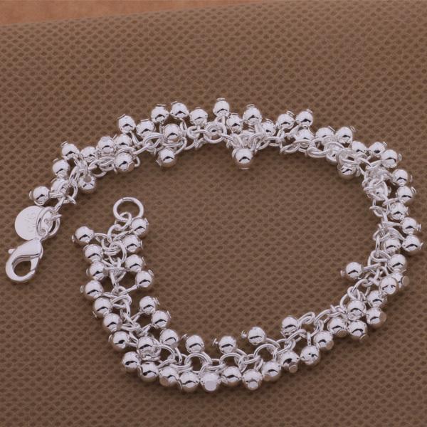 Wholesale 925 Sterling Silver Bracelets Grape Beads For Women Exquisite Student Girlfriend Jewelry Accessories Wedding Gift