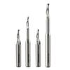 HSS Single Flute Spiral End Mill Accuracy CNC Router Bit For Aluminum and Metal Cutting Milling Cutter Tool 8mm Shank