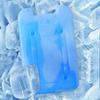 Reusable Ice Crystal Box Blue Picnic Cooler Box New Ice Box  Air Conditioning Fan