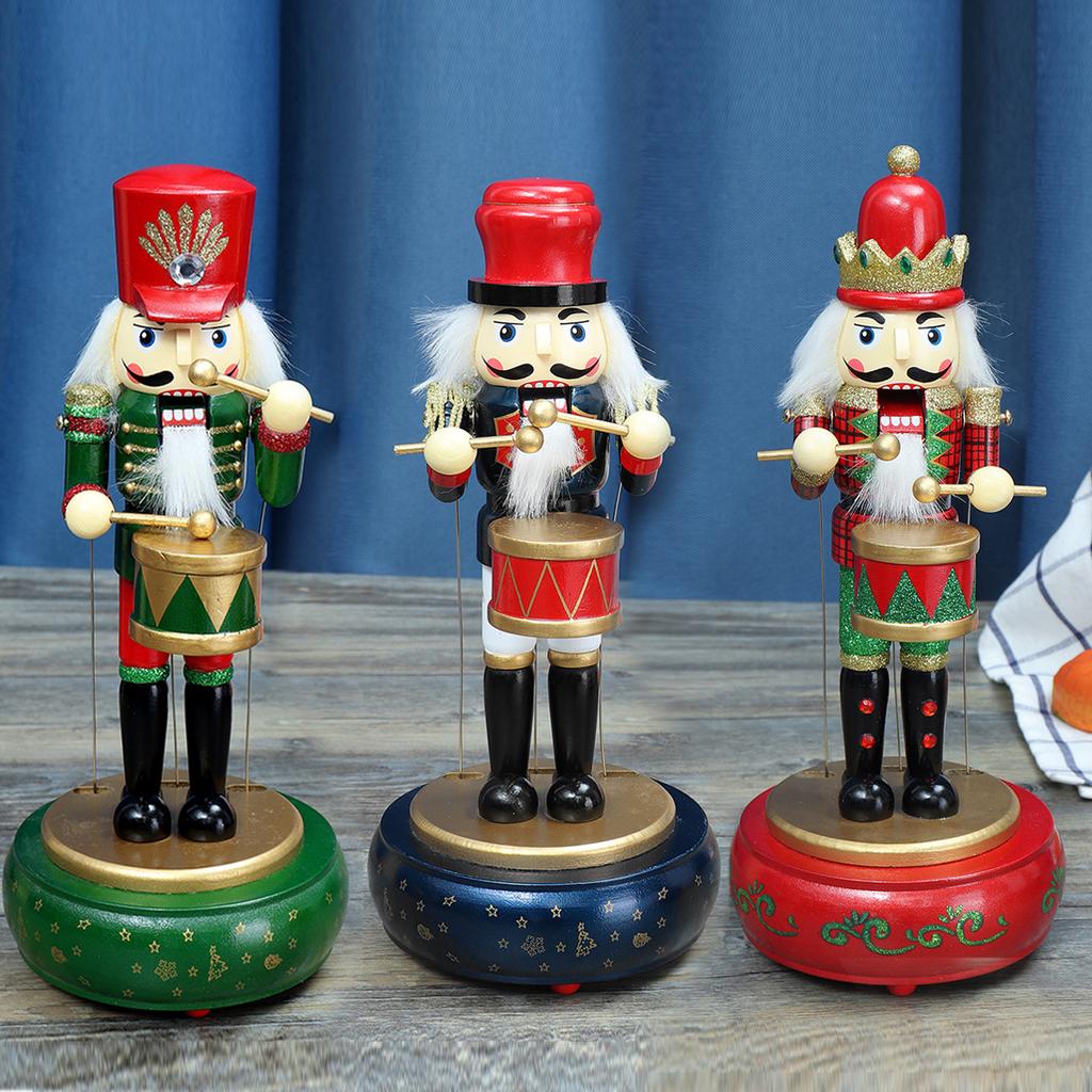Grand Casse-Noisette Soldat Bois Vintage 36cm - Déco Noël Allemagne 1985