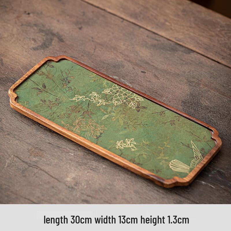 New Chinese Style Walnut Dry Tea Tray Rectangular A-style
