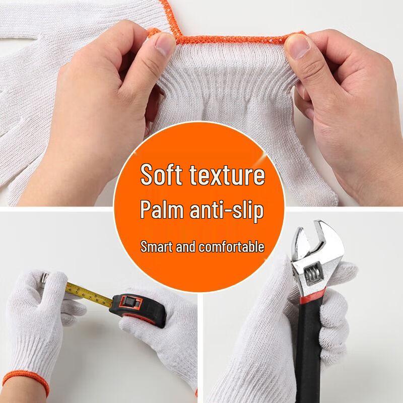 Kaixin Anti-slip Cotton Work Gloves
