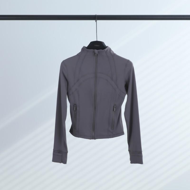 Lulu Define Short Stand Collar Jacket Women Slim Fit Yoga Running Activewear